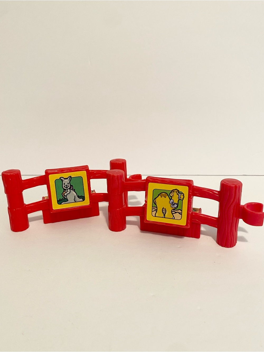 Little People Red Fence Zoo Playset Animals Enclosure Fencing x 2 4/$20 🛑